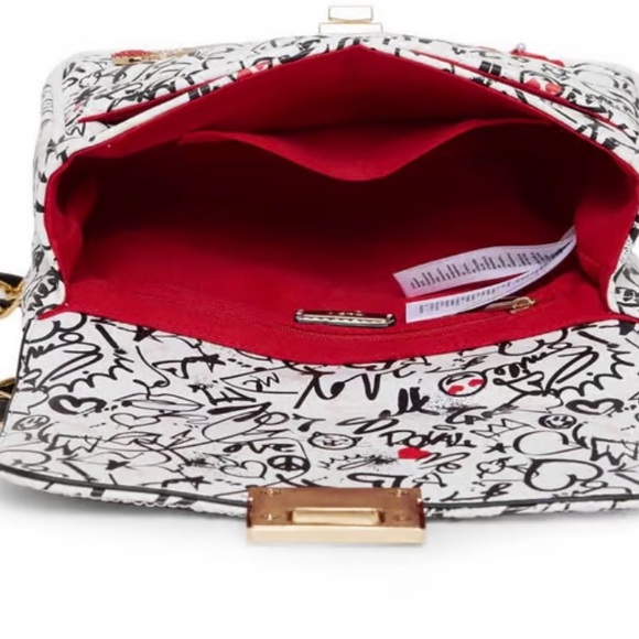 Aldo Graphic Heels and Bag Set with Red Accents - Picture 6 of 6